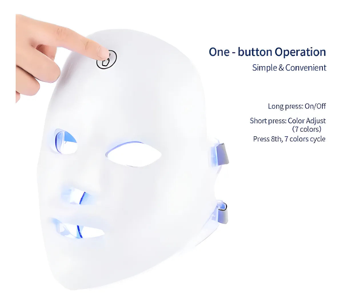 Mascaras De Terapia Led Para El Cuidado Facial