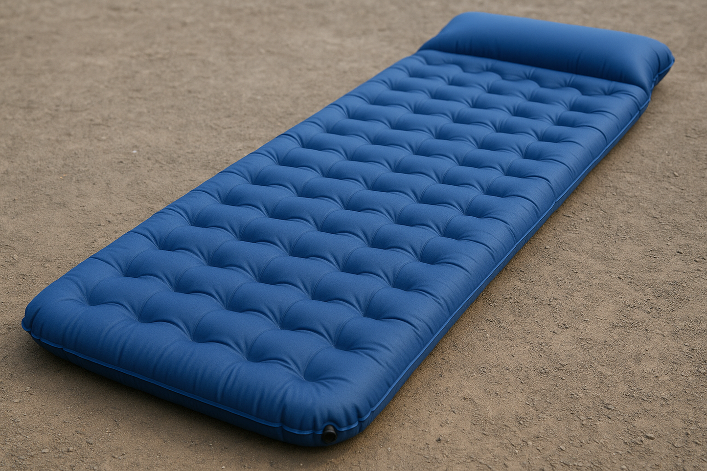 Cama Hinchable Camping Individual azul
