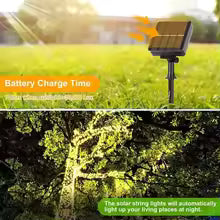 X - Guirnalda Solar efecto HADA CALID X2