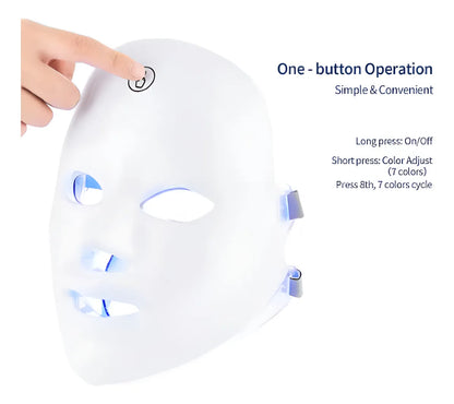 Mascaras De Terapia Led Para El Cuidado Facial