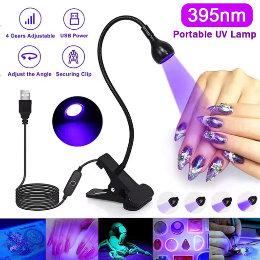 LAMPARA UV LED FLEXIBLE SECADOR DE UÑAS