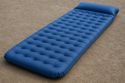 Cama Hinchable Camping Individual azul