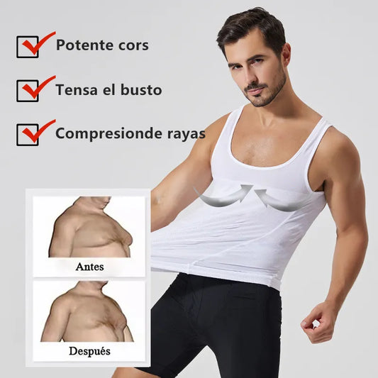 Camiseta Reductora Masculina Invisible