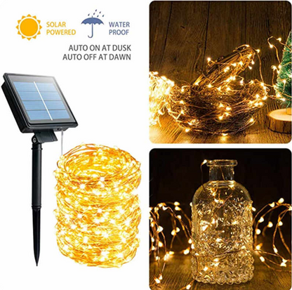 X - Guirnalda Solar efecto HADA CALID X2