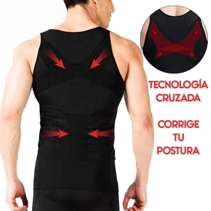 Camiseta Reductora Masculina Invisible